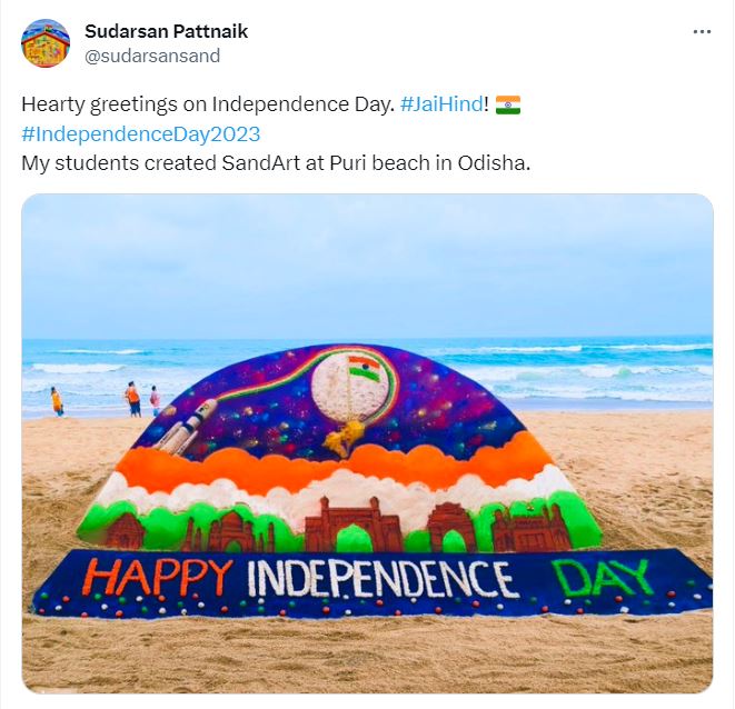 Tweet Shared by Sudarshan Patnaik