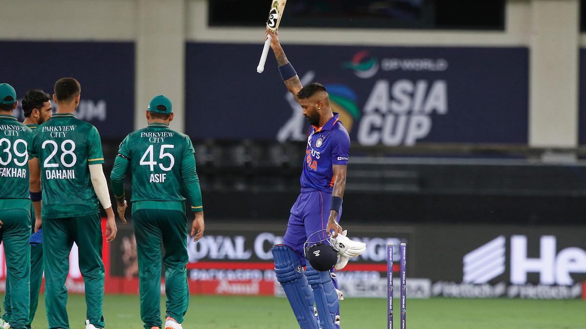 Hardik Pandya in a recent India -Pakistan Match