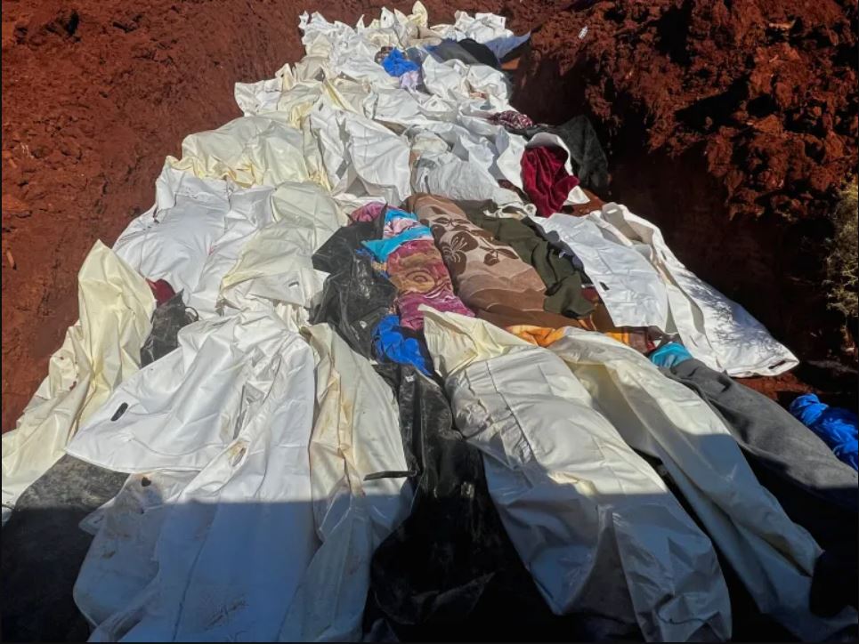 mass grave in Derna