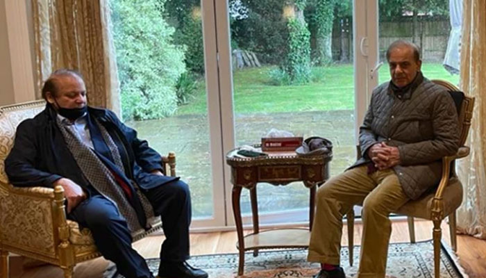 Former PM Nawaz Meeting with Former PM Shehbaz in London