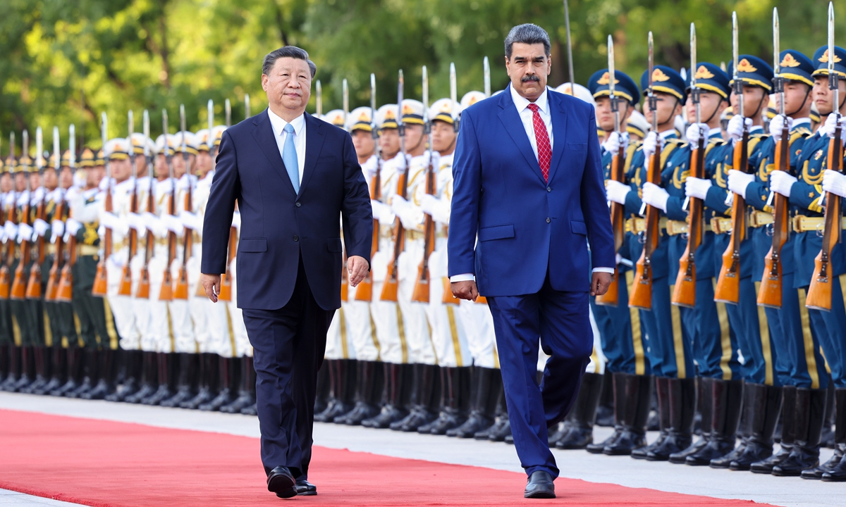 President of China with President of Venezuela