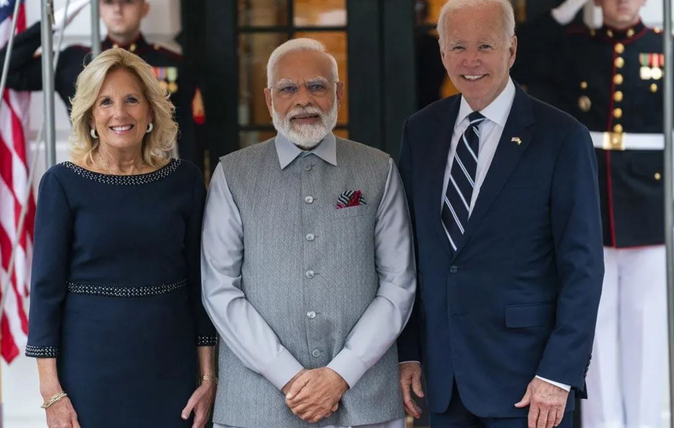 USA President and First Lady with PM Modi