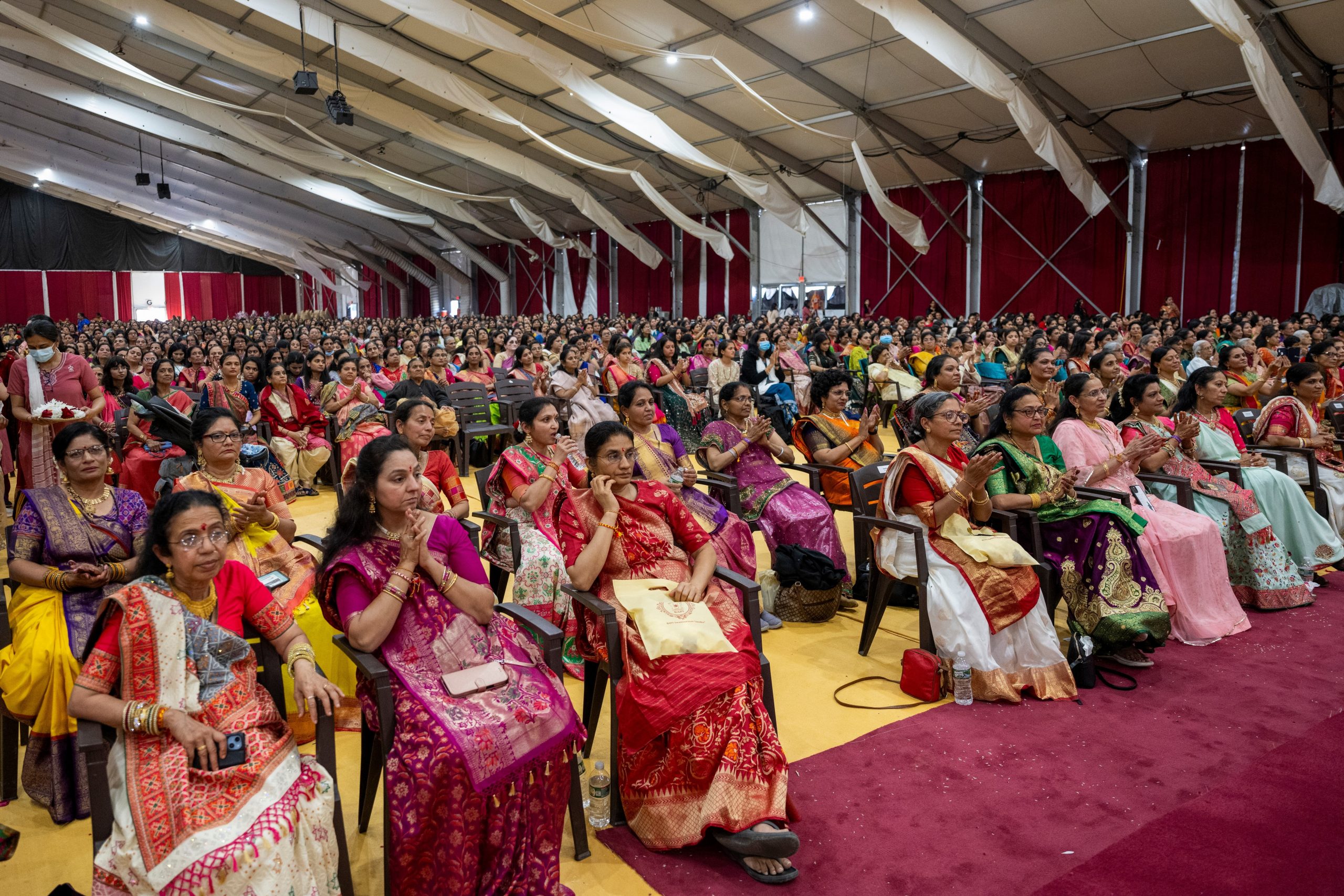 Proud mothers of youths who took diksha