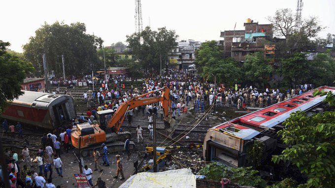 Visuals of Train Derailed