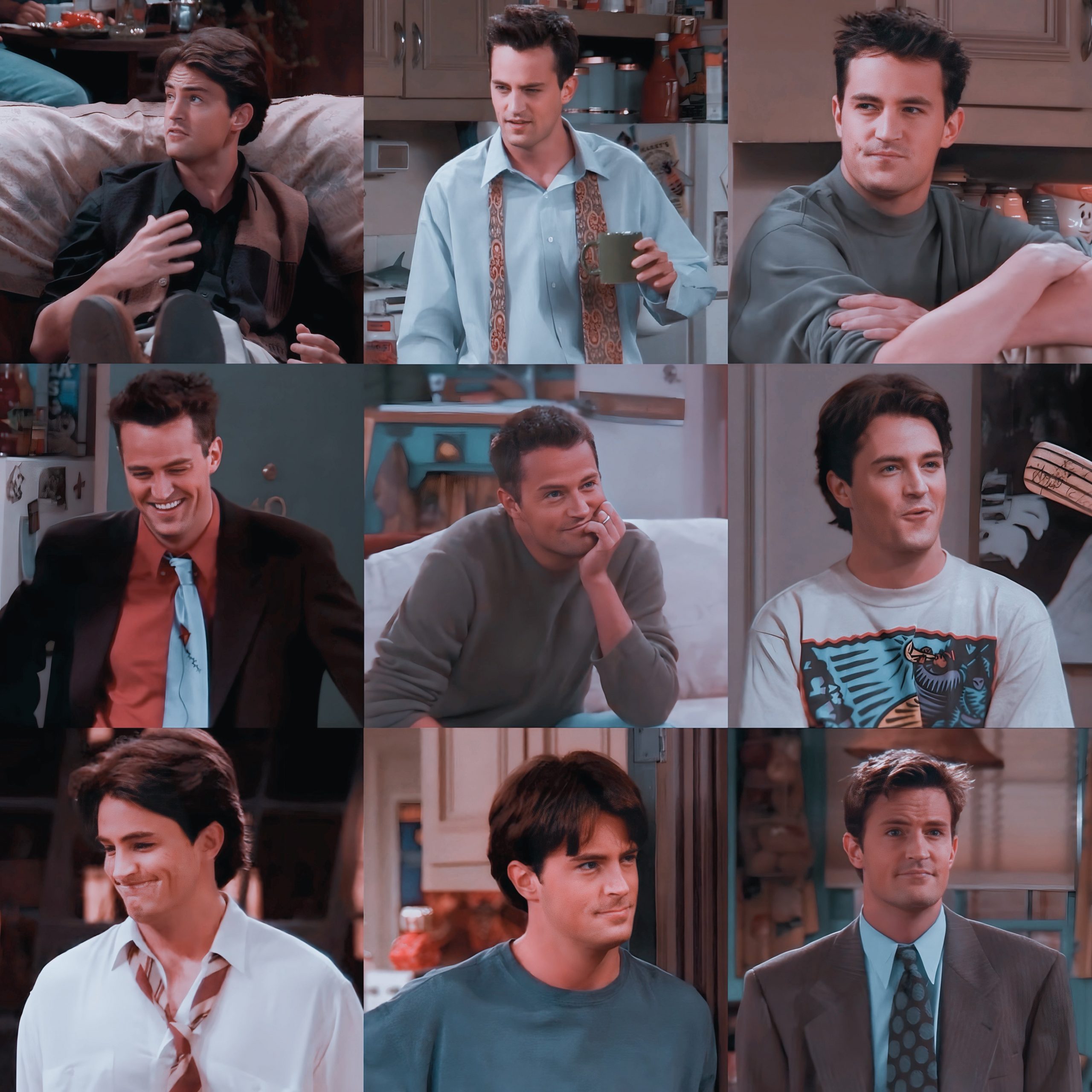 Matthew as Chandler Bing