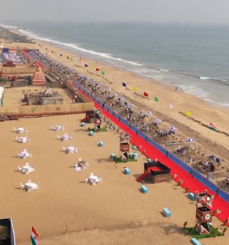 Mesmerising view at Chandrabhaga Beach