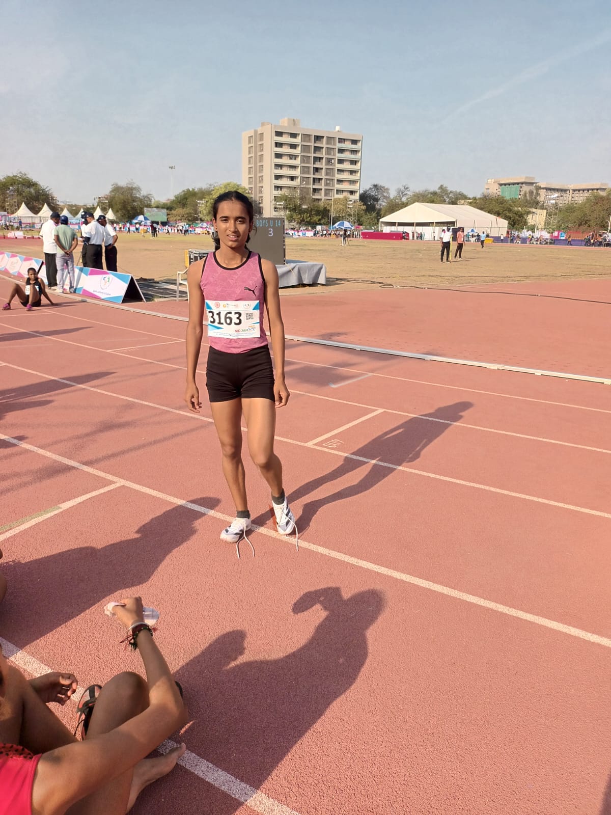 Kashish Bhagat was the fastest 600m runner in the semifinal on Saturday